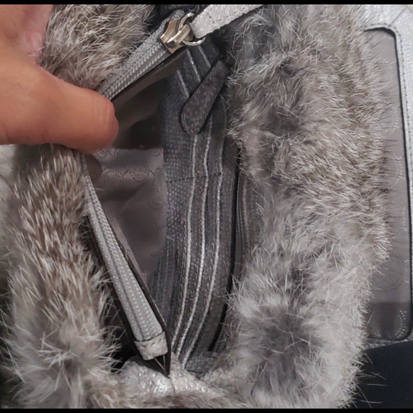 Michael Kors rabbit fur purse. New never used - Picture 4 of 10